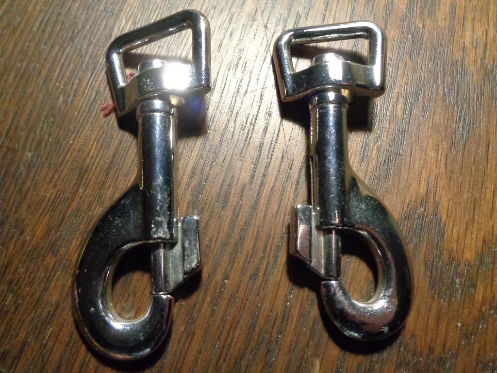 2 grote klipsluiting met oog, Ophalen of Verzenden, Nieuw, Rits of Sluiting