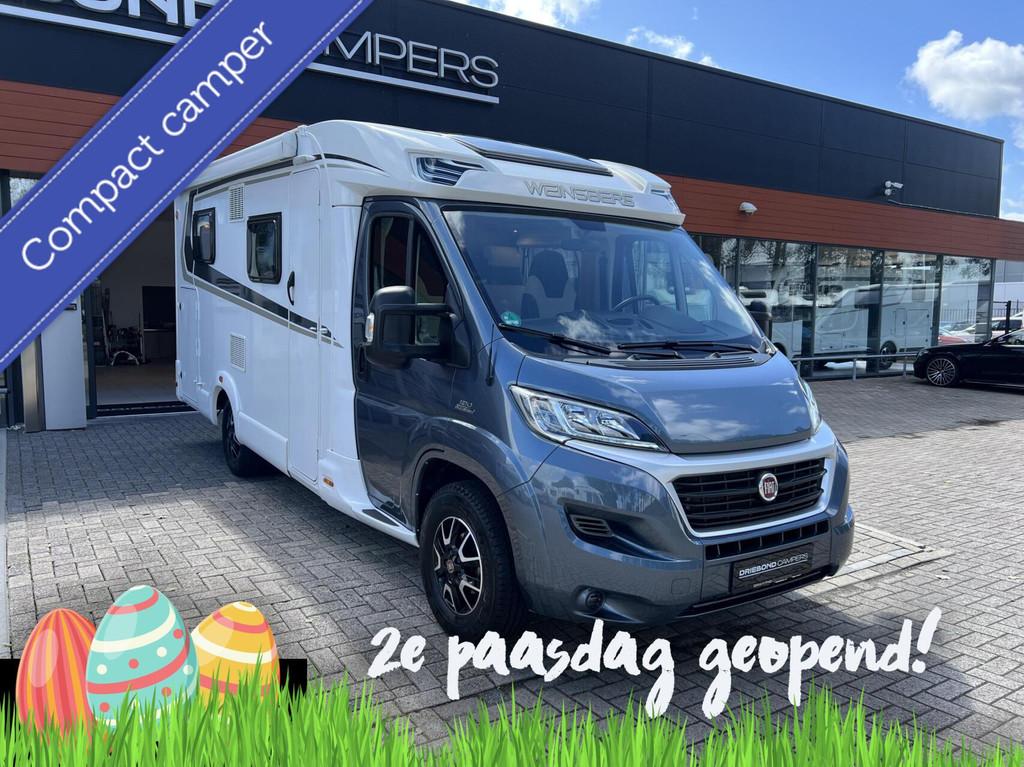 Weinsberg 600 MEG CaraCompact Enkele Bedden Luifel 2X Airco, Caravans en Kamperen, Weinsberg, Airbags, Bedrijf, 6 tot 7 meter