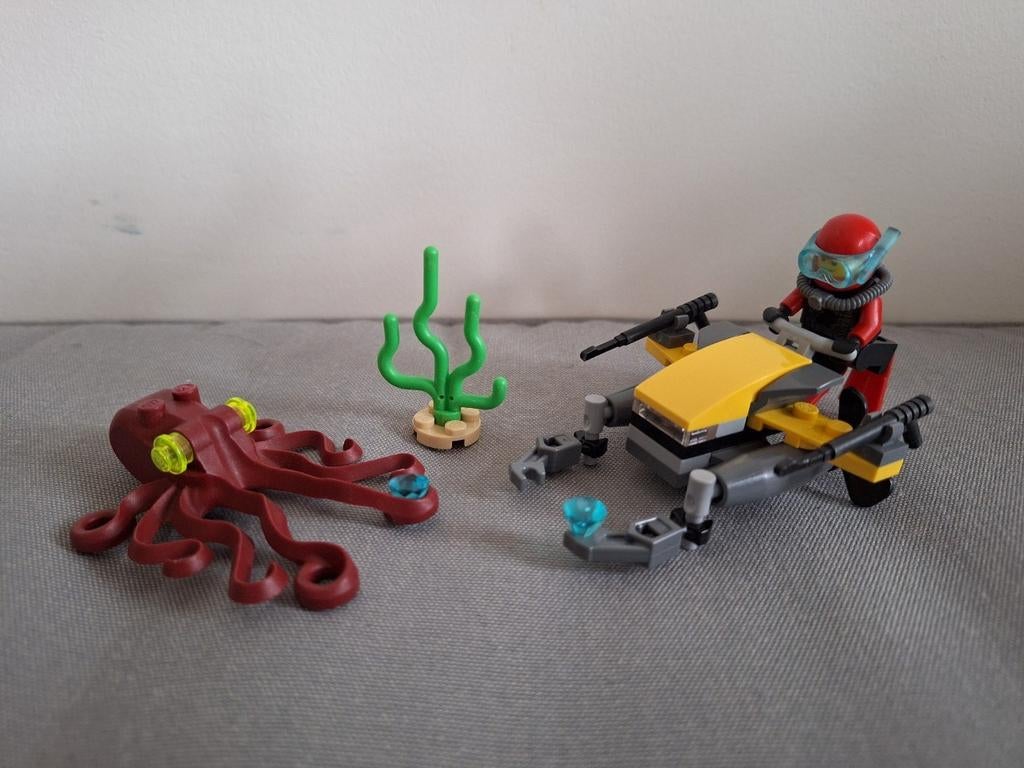 Lego city 60090 Deep Sea Scuba Scooter, Ophalen of Verzenden, Gebruikt