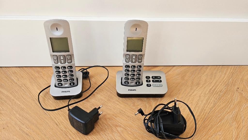 Philips D500 DECT, Ophalen, Gebruikt, 2 handsets