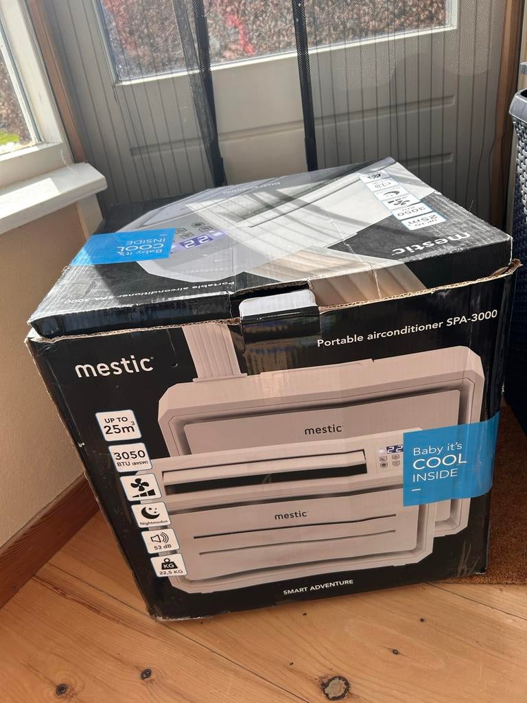 Mestic Split unit airconditioner SPA-3000, Ophalen, Minder dan 60 m³, Timer, 3 snelheden of meer