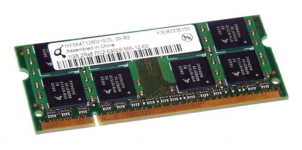 Infineon/Qimonda memory module, DDR2, Laptop, Ophalen, 667Mhz