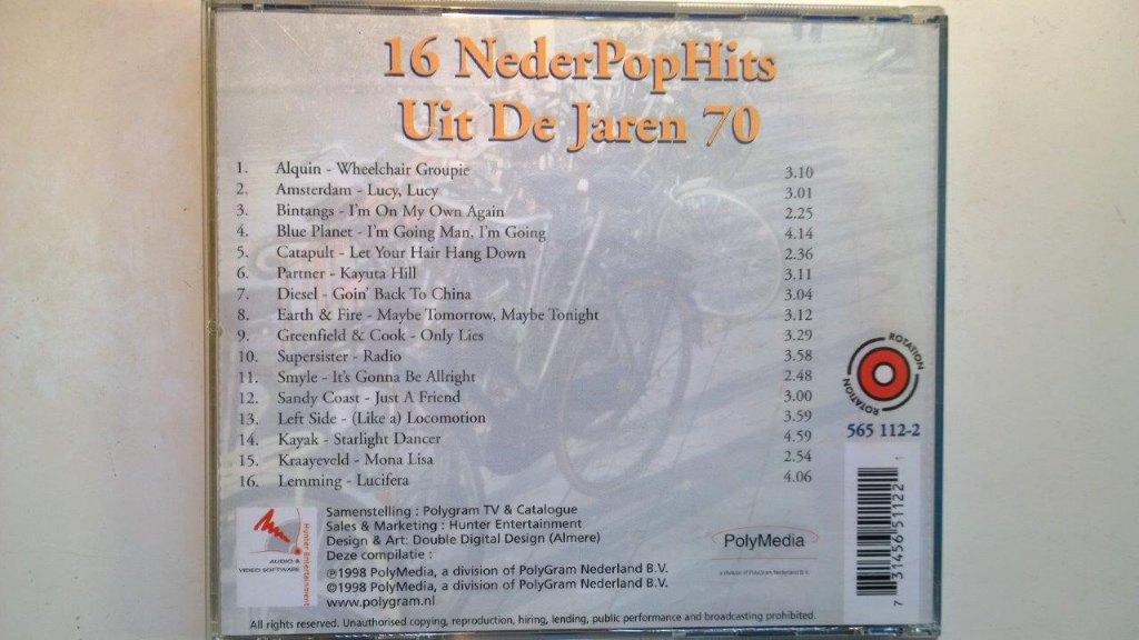16 Nederpophits Uit De Jaren 70, Ophalen of Verzenden, Zo goed als nieuw, Pop