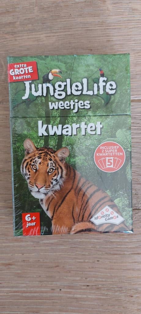 Kwartet. Nieuw.  Junglelife weetjes, Ophalen of Verzenden, Nieuw