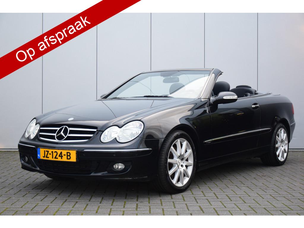 Mercedes-Benz CLK-Klasse Cabrio 200 K. Avantgarde Automaat L, Automaat, Achterwielaandrijving, Gebruikt, Zwart