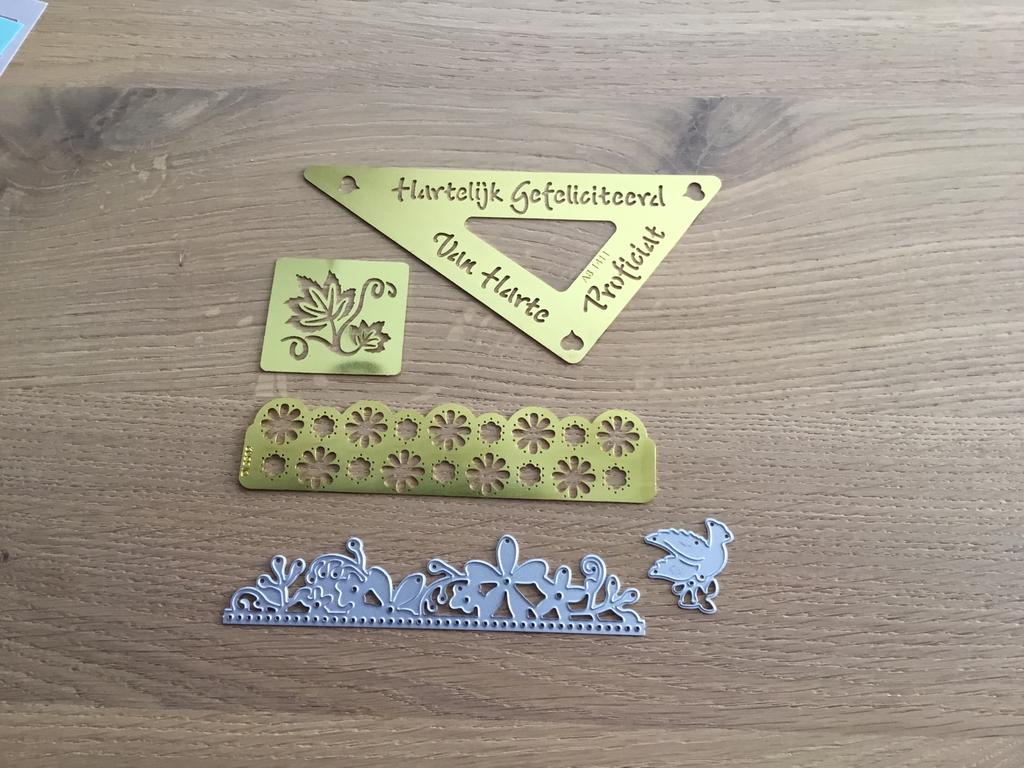 Embossing stencils, Ophalen of Verzenden