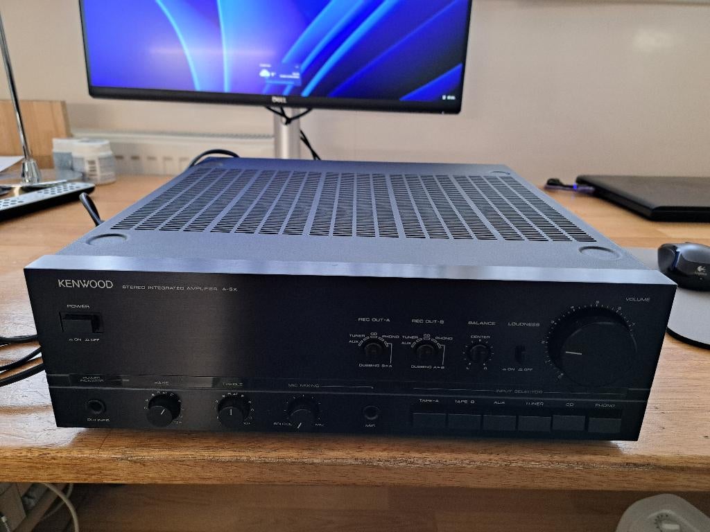 Te koop: Kenwood A-5X versterker, Gebruikt, Ophalen, Overige merken, Minder dan 60 watt