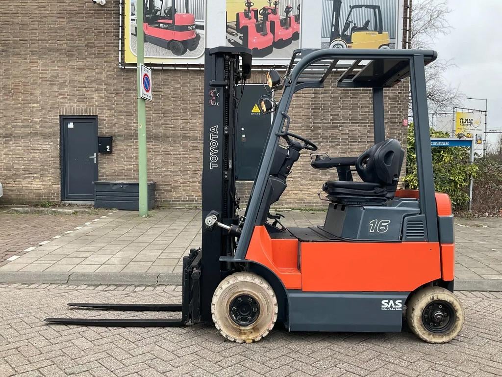 Toyota 7FBMF16 1600KG 5.00METER HEFTRUCK (bj 2004), 1000 tot 2000 kg, Elektrisch, Heftruck, Toyota