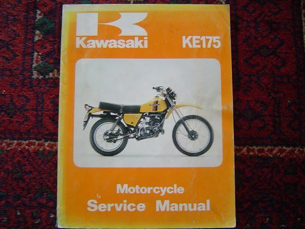 Kawasaki KE175 1979 - 1982 motorcycle service manual KE 175, Ophalen of Verzenden, Kawasaki