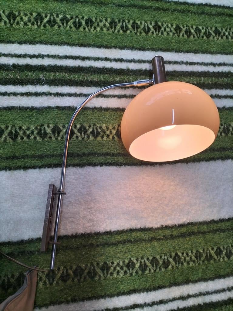 Wandlamp vintage Booglamp dijkstra, Gebruikt, Geen, Ophalen of Verzenden, Geen