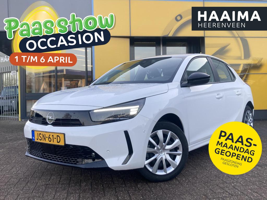 Opel Corsa Electric Long Range Business Edition 51 kWh | DEM, Stof, Zwart, 156 pk, Wit