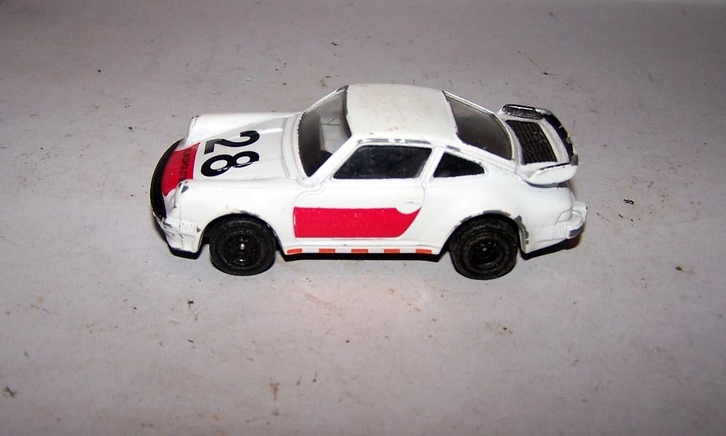 Vintage Corgi Rijkspolitie Porsche model. Igs., Ophalen of Verzenden, Gebruikt, Auto