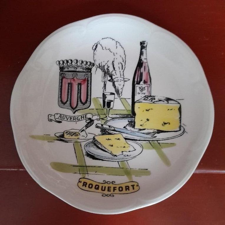 Bordje Roquefort - Auvergne, Huis en Inrichting, Gebruikt, Ophalen of Verzenden, Bord(en), Overige stijlen