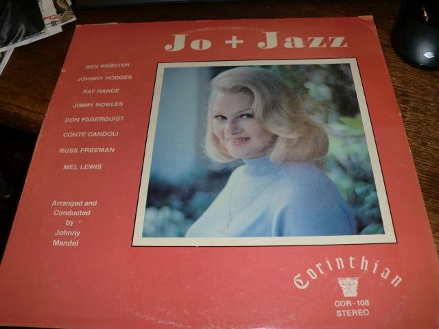 Jo Stafford  ‎ Jo + Jazz/Ben Webster 1960 Corinthian LP  US , Gebruikt, Ophalen of Verzenden, 1940 tot 1960, 12 inch