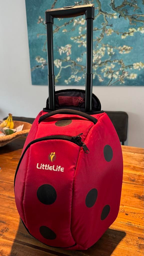 Rolkoffer lieveheersbeestje LittleLife, Gebruikt, 25 tot 40 cm, Ophalen, Overige merken