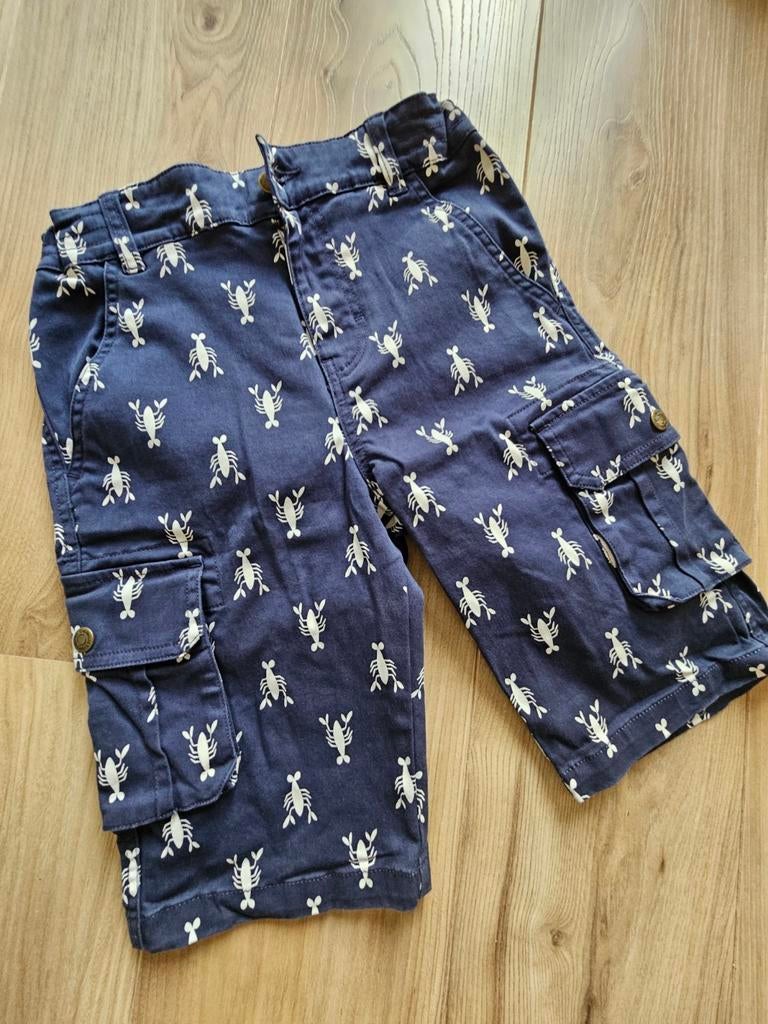 Korte broek van FRUGI met krabbenpatroon 8-9 jaar, Broek, Jongen of Meisje, Nieuw, Ophalen of Verzenden