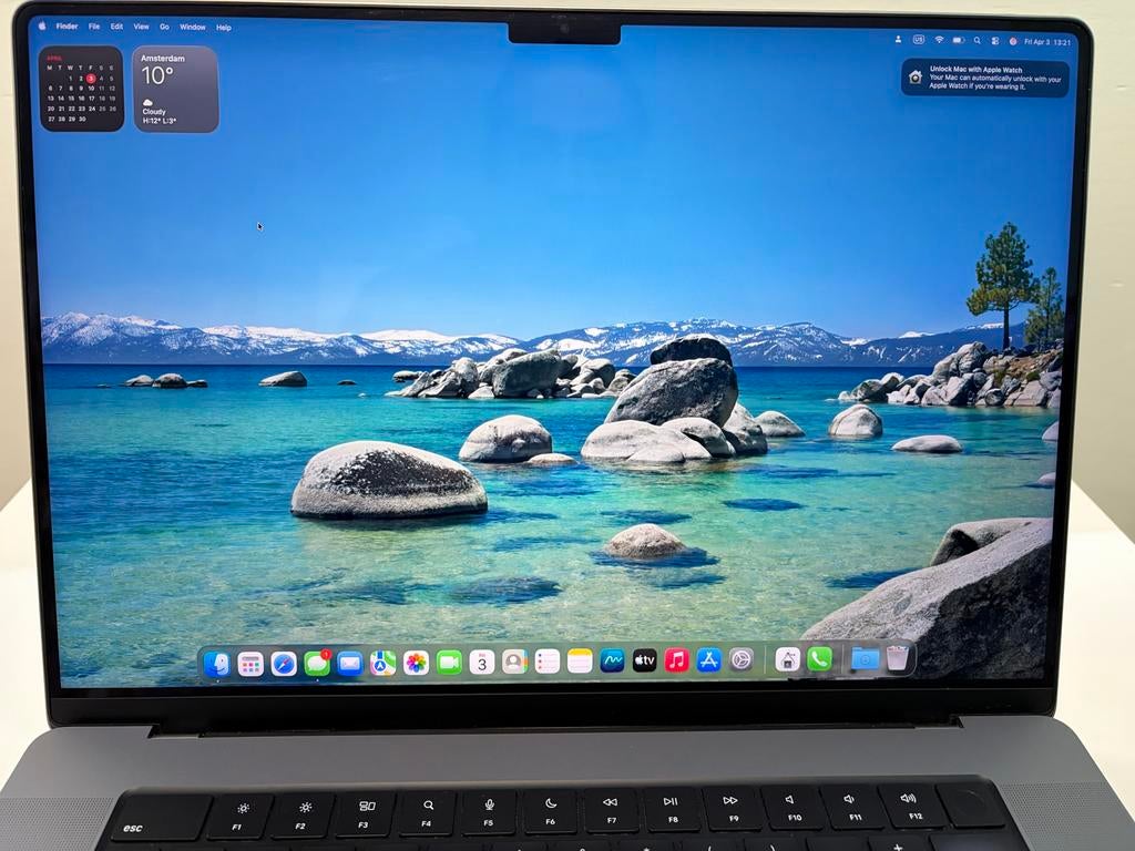 Macbook Pro M1 2021 16.2 inch Space Gray, Computers en Software, Apple Macbooks, Gebruikt, Qwerty, 512 GB, 16 inch