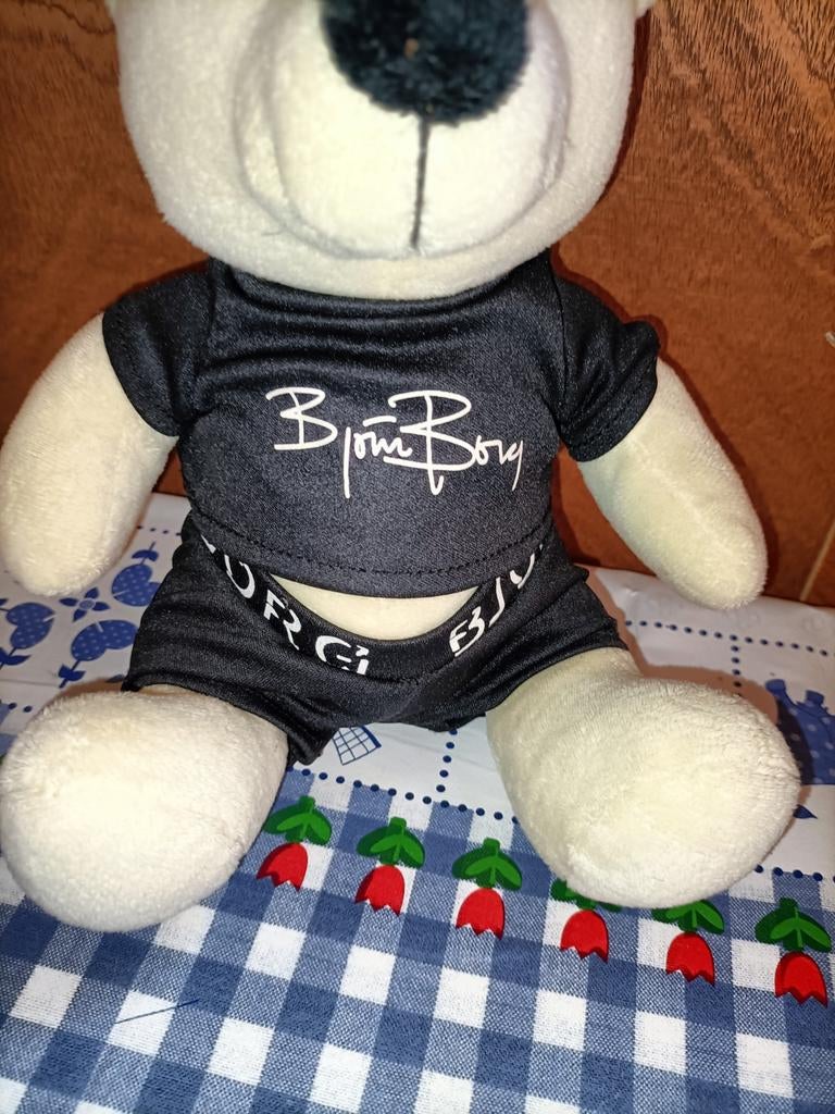 Björn Borg beer knuffel met zwart ondergoed 23 cm, Ophalen of Verzenden, Zo goed als nieuw