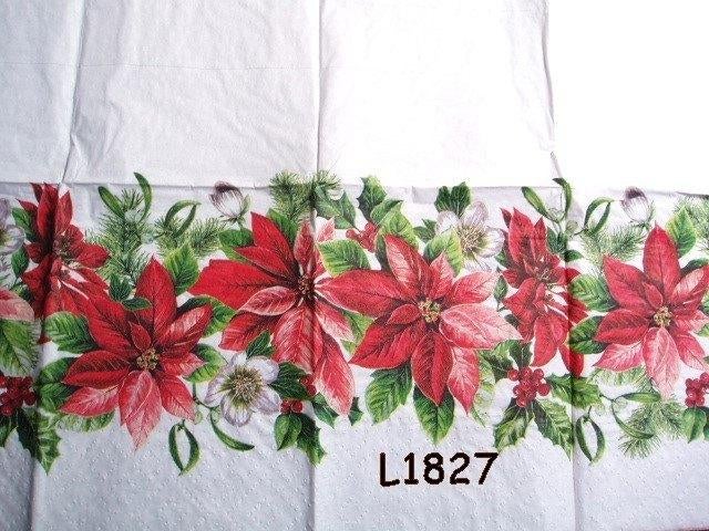 Servetten decoupage/bullet journal * kerstster L1827 * 35ct, Verzenden, Nieuw