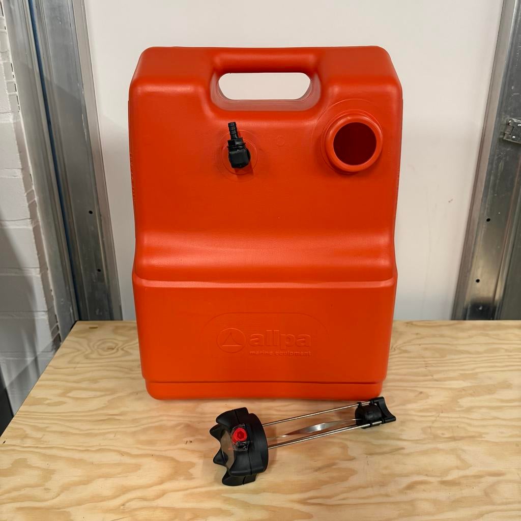 12 L/3 Gallon brandstoftank reserveonderdelen jerrycan benzinetank buitenboordtank met brandstofaansluiting boottank, nieuwe buitenboordbenzinetank brandstoftank