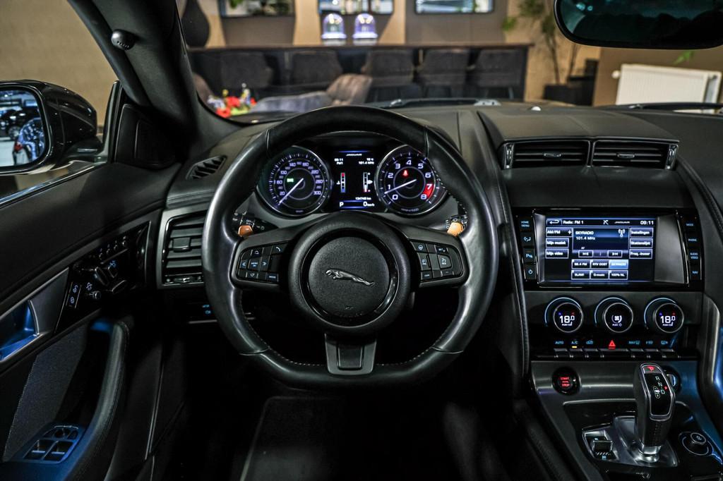 Jaguar F-type 3.0 V6 Coupé|Pano|Memory|stoelverw.|sportuitl, Auto's, Automaat, Achterwielaandrijving, 2995 cc, Met garantie (alle)