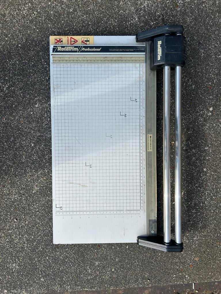 Rotatrim papiersnijmachine, Ophalen, Gebruikt, Overige typen