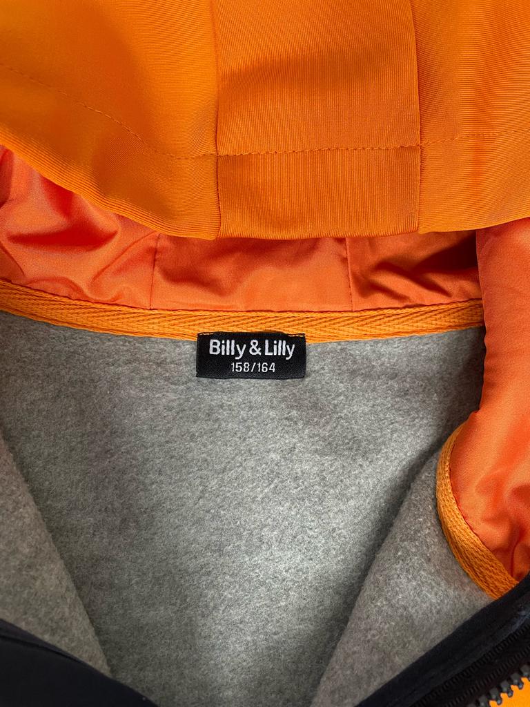 Jongens tussenjas Billy & Lilly blauw oranje maat 158-164, Ophalen of Verzenden, Zo goed als nieuw, Jongen, Jas