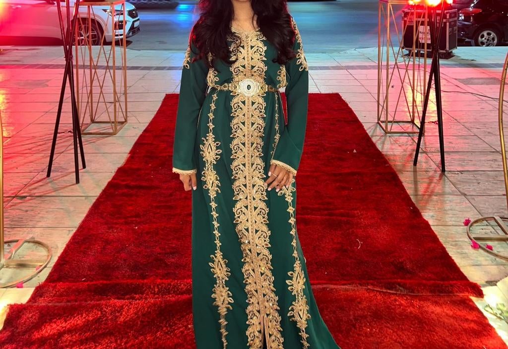 Kaftan takchita jurk, Maat 38/40 (M), Overige typen, Ophalen of Verzenden, Zo goed als nieuw