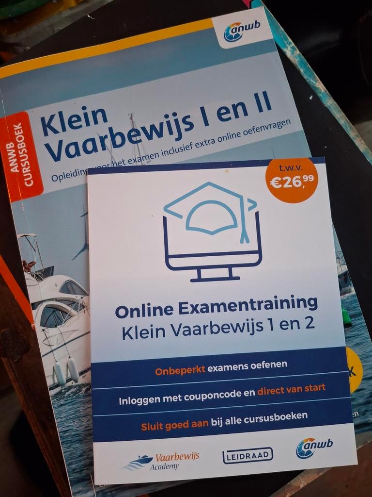 Theorieboek Vaarbewijs 29e druk met online examentraining, Ophalen of Verzenden