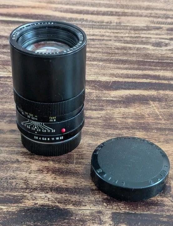Leitz Leica Elmarit-R 2,8 135mm 3-cam made in Germany, Ophalen, 1960 tot 1980, Lens of Lenzen