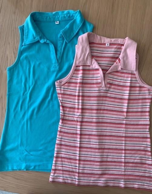 2 poloshirts van Zeeman maat Medium zgan (K5), Kleding | Dames, T-shirts, Zo goed als nieuw, Maat 38/40 (M), Overige kleuren, Zonder mouw