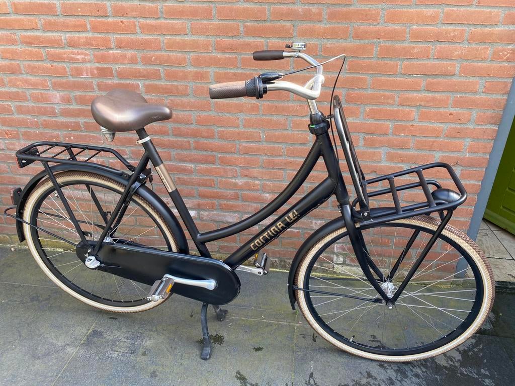Damesfiets transportfiets Cortina U4 28 inch 3 versnellingen, Overige merken, Versnellingen, Zo goed als nieuw, 56 cm of meer