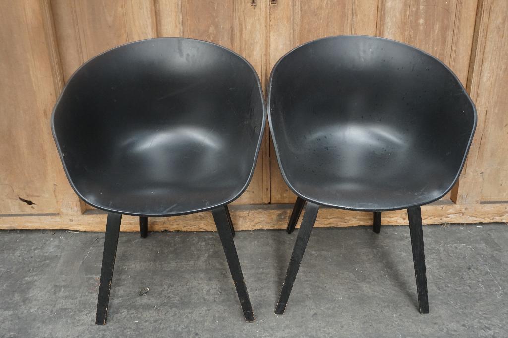 Hay kuipstoelen stoelen eetkamer stoelen, Ophalen, Kunststof, Gebruikt, Zwart