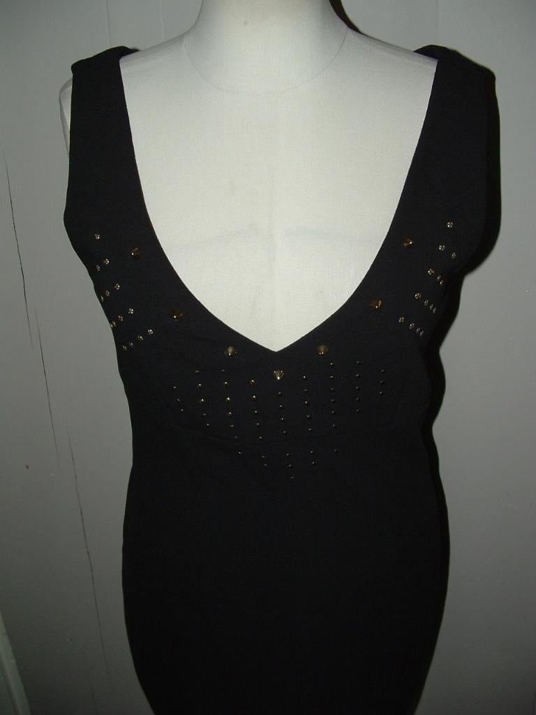 Rinascimento cocktail jurk, little black dress maat S studs, Kleding | Dames, Zwart, Rinascimento, Ophalen of Verzenden, Zo goed als nieuw