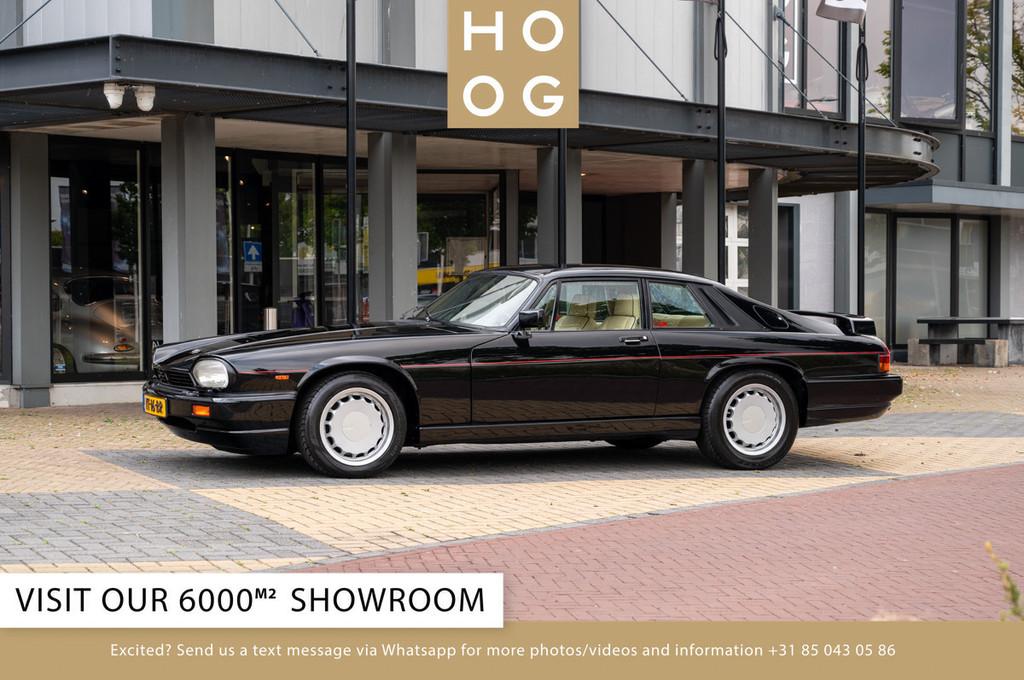 Jaguar XJ-S XJRS 6.0 V12 (bj 1990, automaat), Auto's, Achterwielaandrijving, Beige, 4 stoelen, Zwart