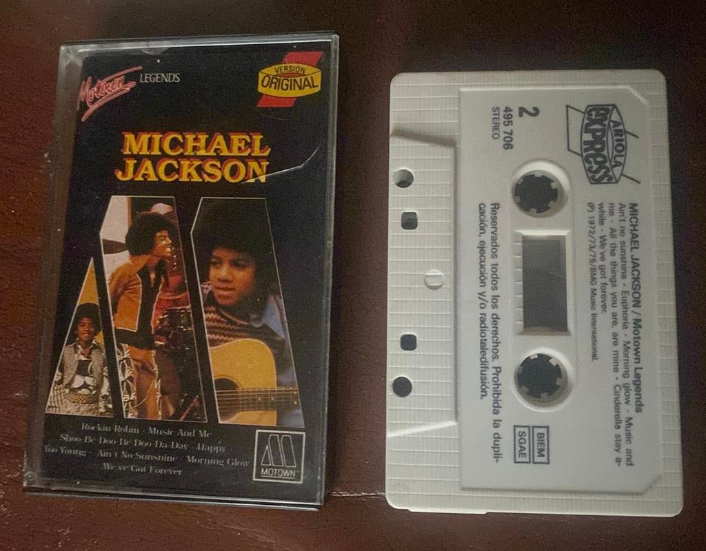Michael Jackson Cassette motown legends, Cd's en Dvd's, Cassettebandjes, Ophalen of Verzenden, Zo goed als nieuw, R&B en Soul