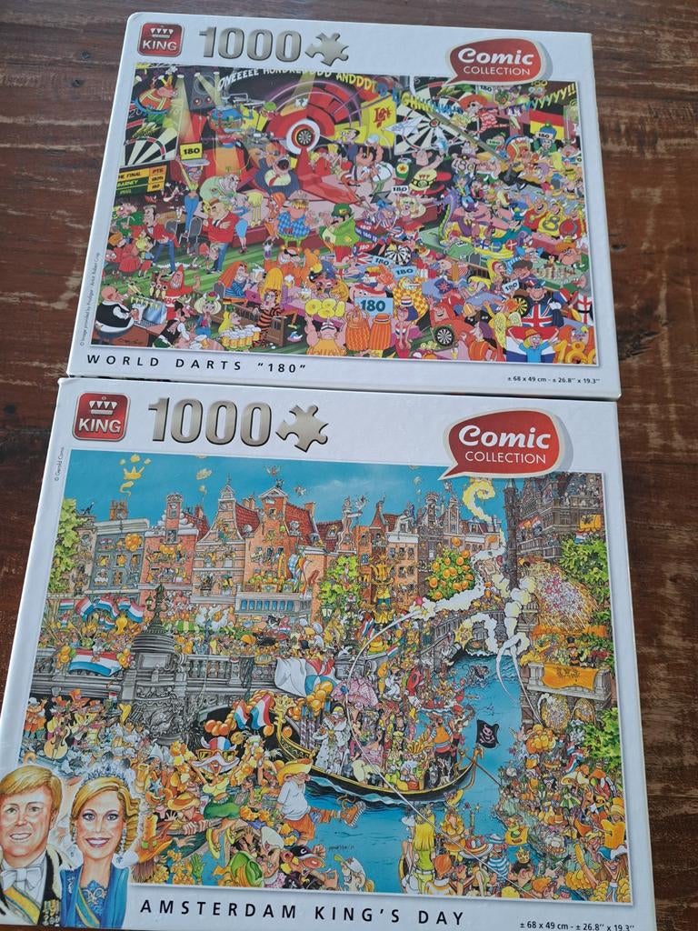 Puzzels King, 7.50 p stuks, 2 voor 10.00, Ophalen, 500 t/m 1500 stukjes