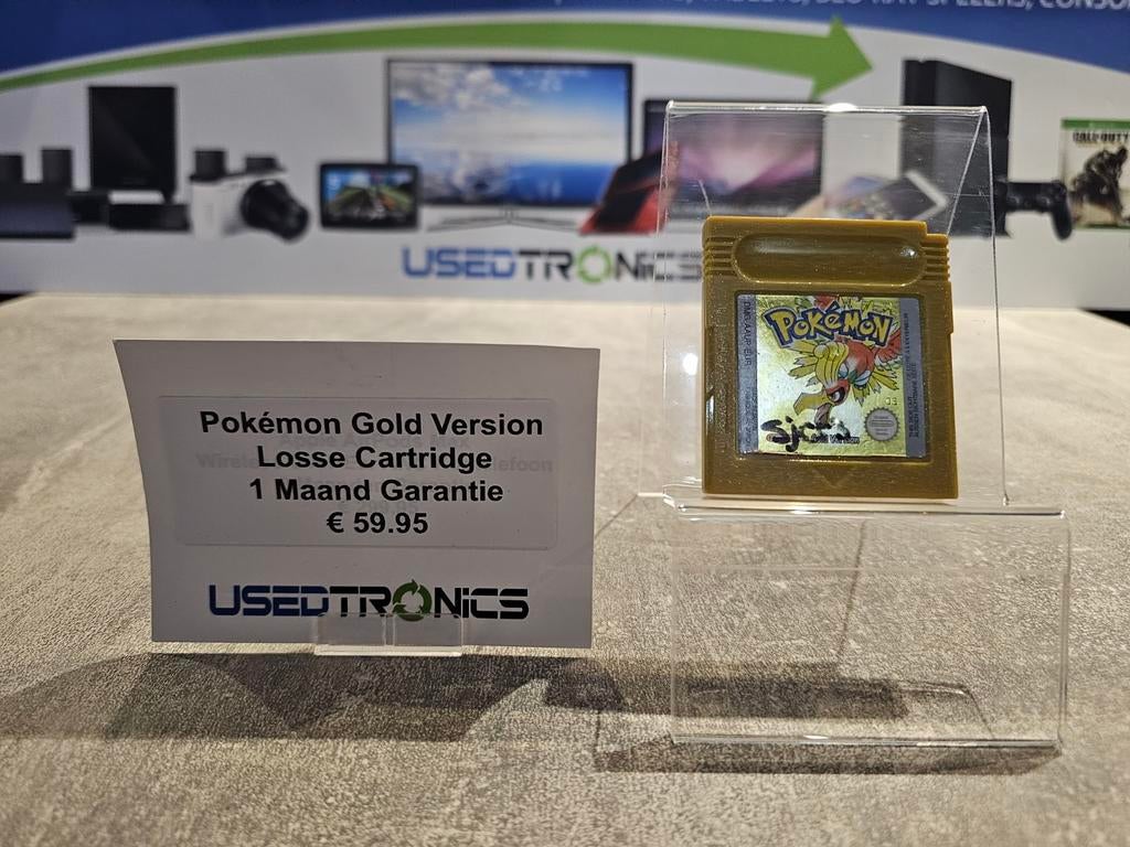 Pokémon Gold Version - Game Boy Color (losse cartridge), Gebruikt, 1 speler, Ophalen of Verzenden, Role Playing Game (Rpg)