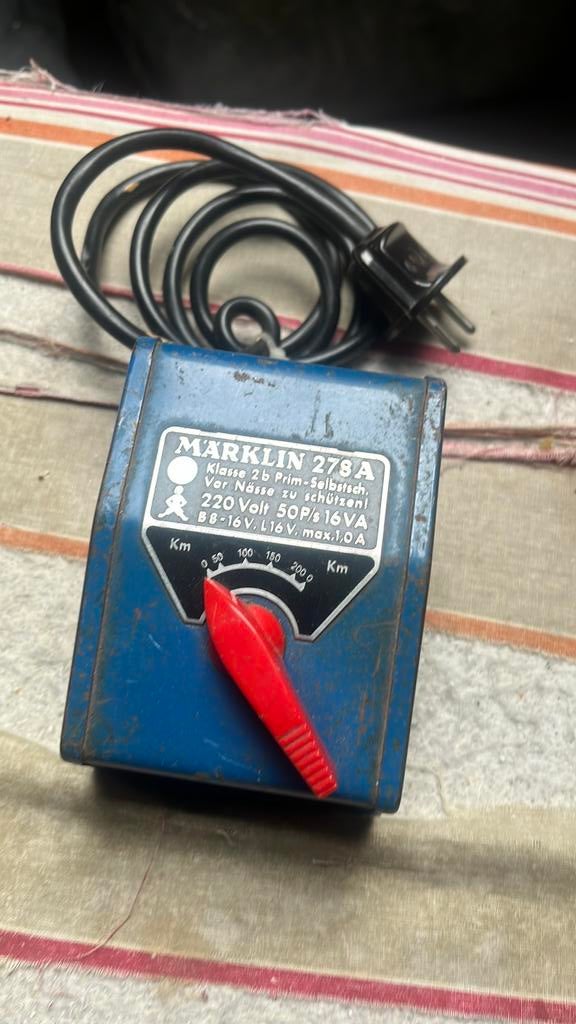 Te koop transformator van marklin 278, Gebruikt, Ophalen of Verzenden, Märklin, Transformator of Voeding