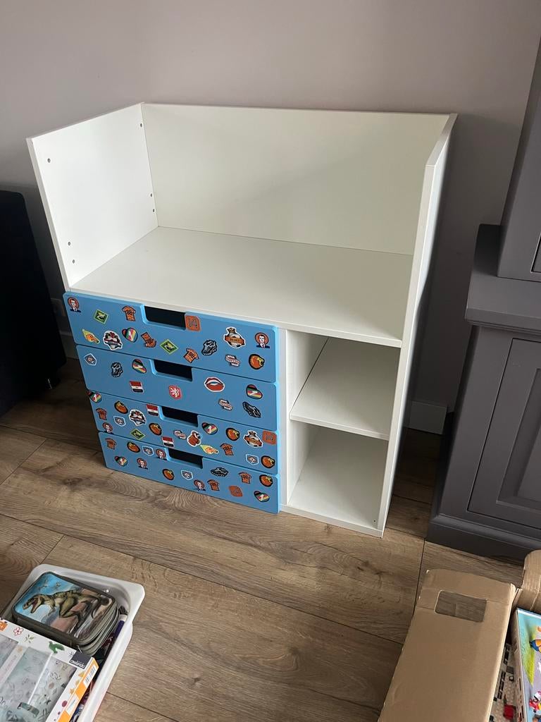 IKEA kast met lades en open vakken, Huis en Inrichting, Kasten | Ladekasten, Ophalen, Gebruikt, 100 tot 150 cm, 50 tot 100 cm