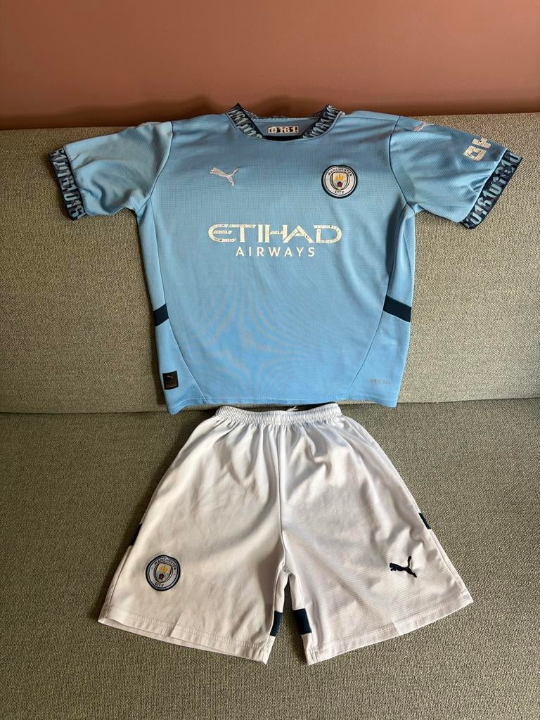 Manchester City Haaland Puma voetbalpakje maat 146/152, Ophalen of Verzenden, Gebruikt, Jongen, Setje