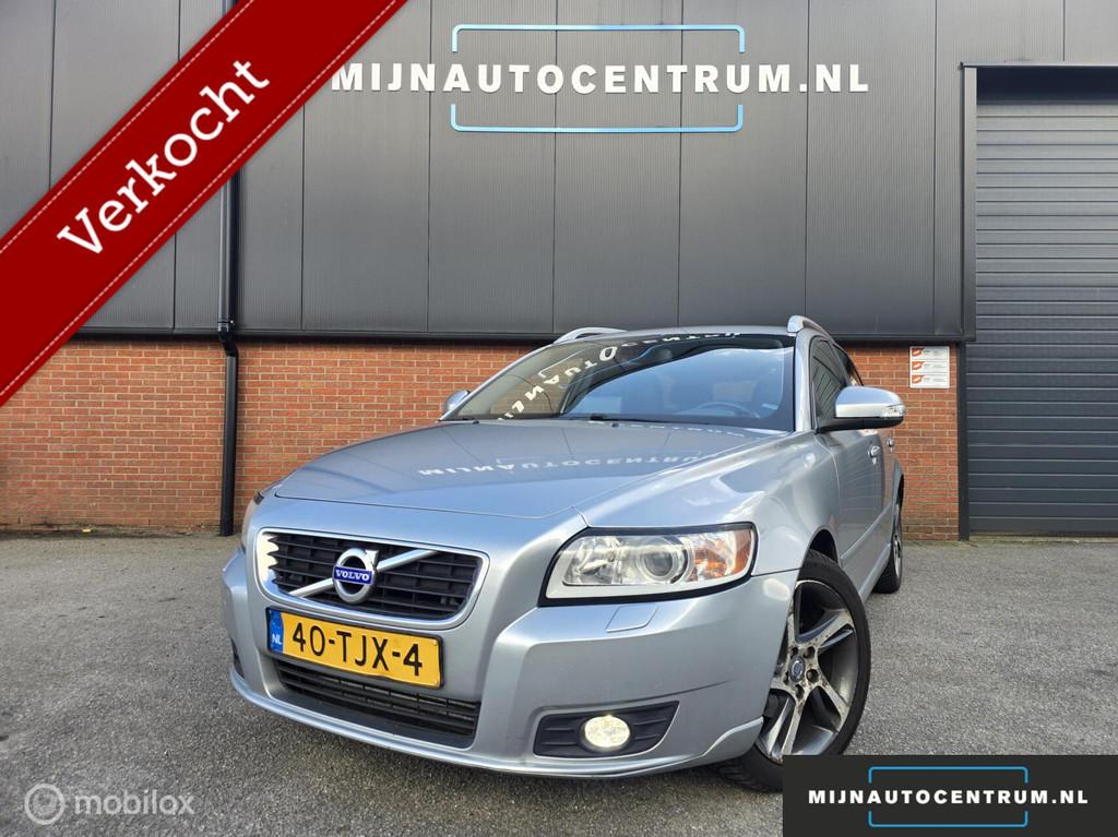 Volvo V50 1.6 D2 S/S Limited Edition / NAP / LEER / NAVI, Auto's, Volvo, Voorwielaandrijving, Euro 5, Gebruikt, Zwart