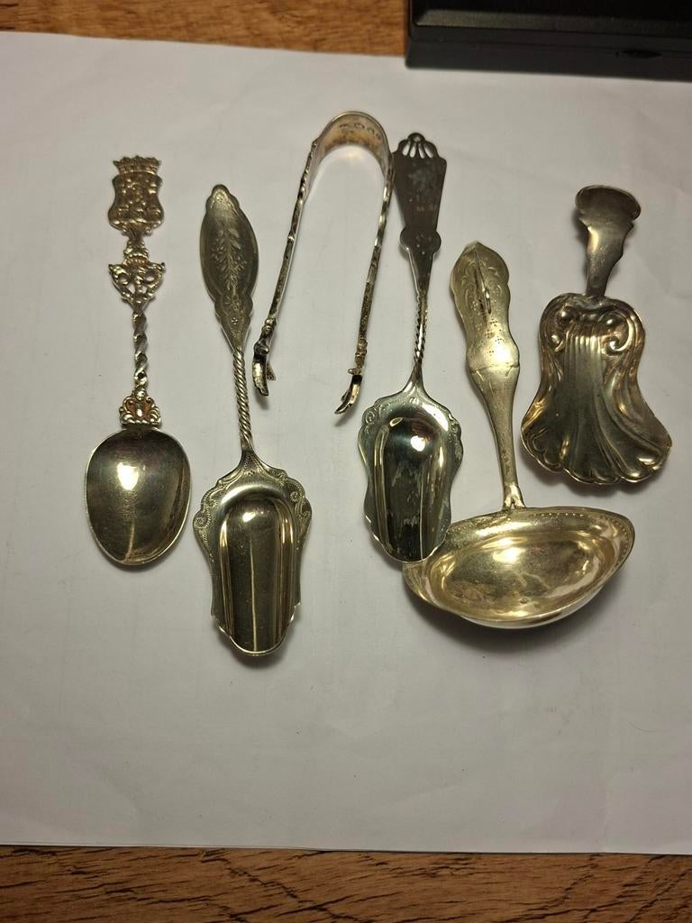 Zilver bestek antiek, Antiek en Kunst, Antiek | Goud en Zilver, Ophalen of Verzenden, Zilver