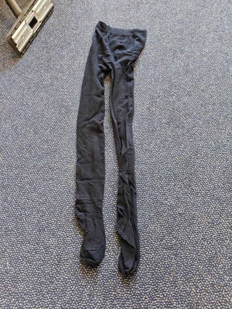 Zwarte panty L-XL, 75% katoen, Zwart, Onbekend, Panty, Gedragen