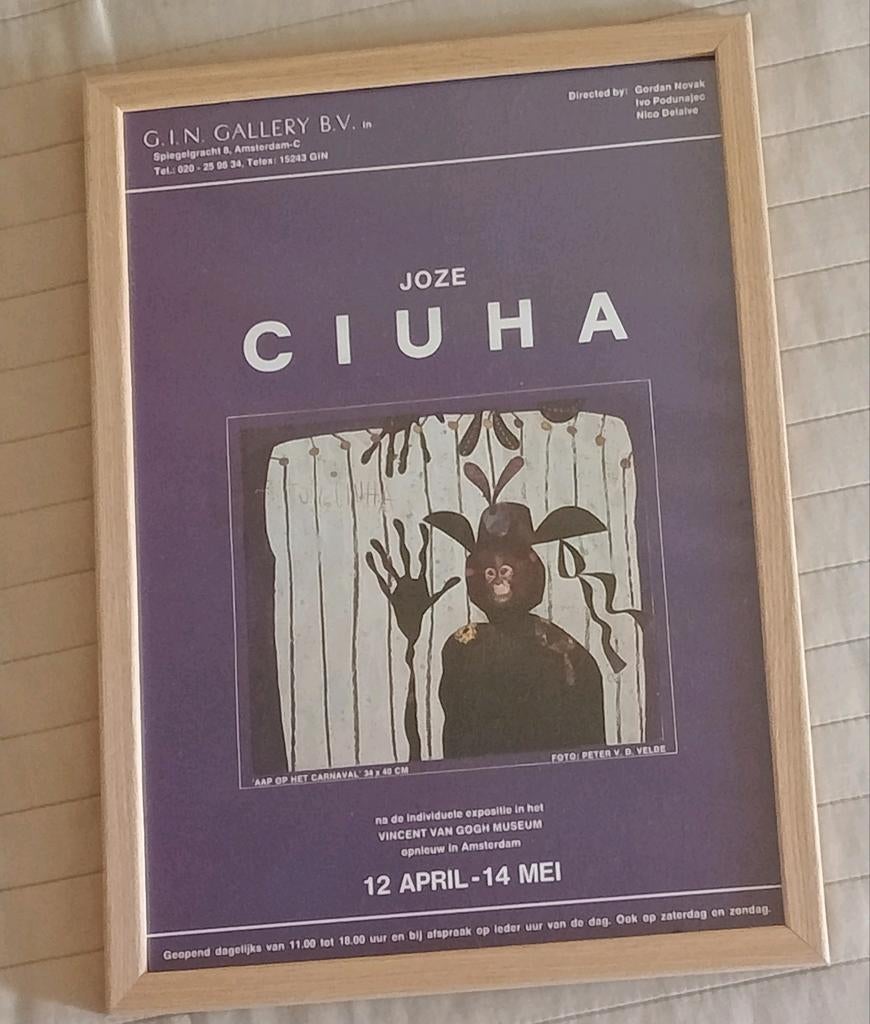 Joze Chiuha affiche, Ophalen of Verzenden