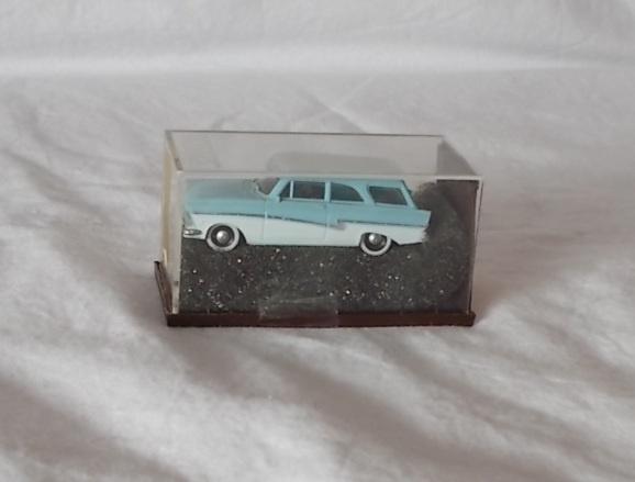 HO model auto 4 Ford Taunus 17m Stationcar, Ophalen of Verzenden, Zo goed als nieuw, Auto