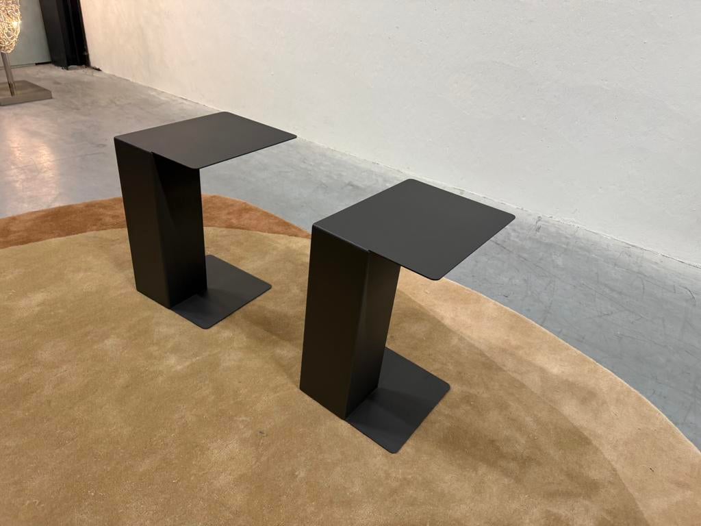 (1) Gelderland Ori Bijzettafels grijs design Tafel, Minder dan 55 cm, Nieuw, Ophalen of Verzenden, Gelderland