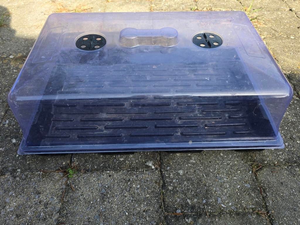 Kweekbak / propagator met ventilatie – stekbak, Ophalen, Gebruikt, Kweekkas