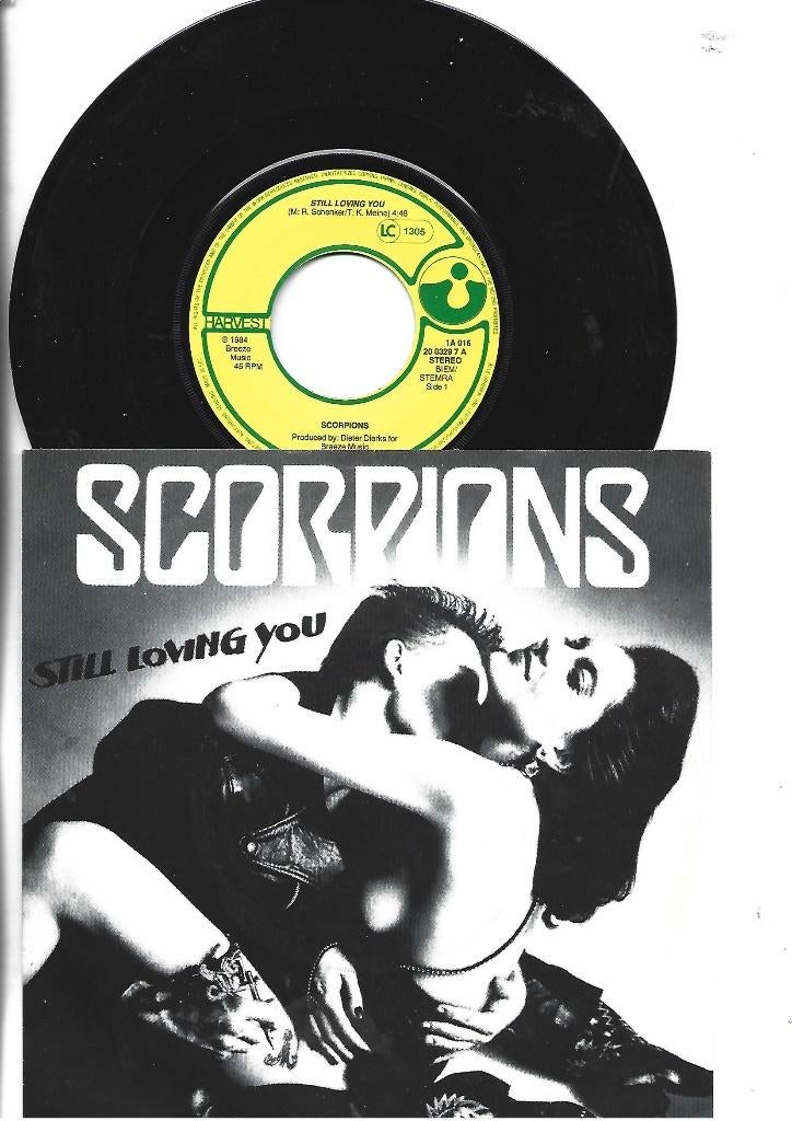 THE SCORPIONS SINGLE 7" STILL LOVING YOU -1984, 7 inch, Single, Ophalen of Verzenden, Zo goed als nieuw