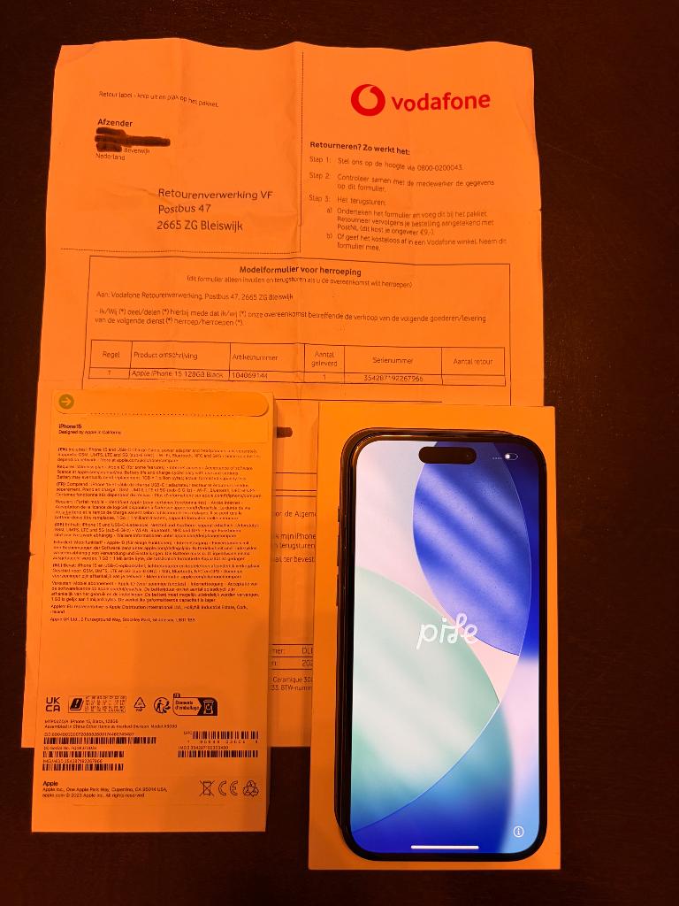 Iphone 15 Black 128 GB, Telecommunicatie, Mobiele telefoons | Apple iPhone, 128 GB, IPhone 15, Zwart, Ophalen of Verzenden